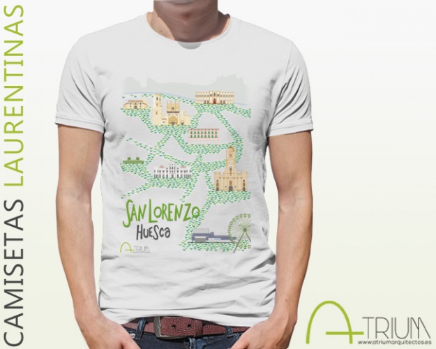 Camiseta San Lorenzo: Pañoletas + Ciudad